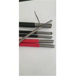 7mm Rubber Double Spiral Cable Outer Casing Steel Plastic Material