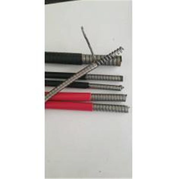 7mm Rubber Double Spiral Cable Outer Casing Steel Plastic Material