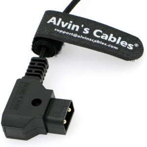 Alvin's Cables Flexible Power Cable For RED Komodo Camera Rotatable Right Angle