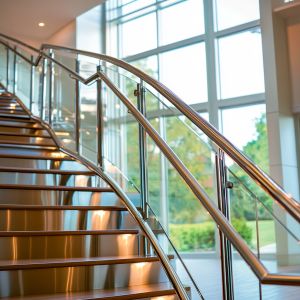 China Heavy-Duty Stainless Steel Handrails for Commercial Use on sale