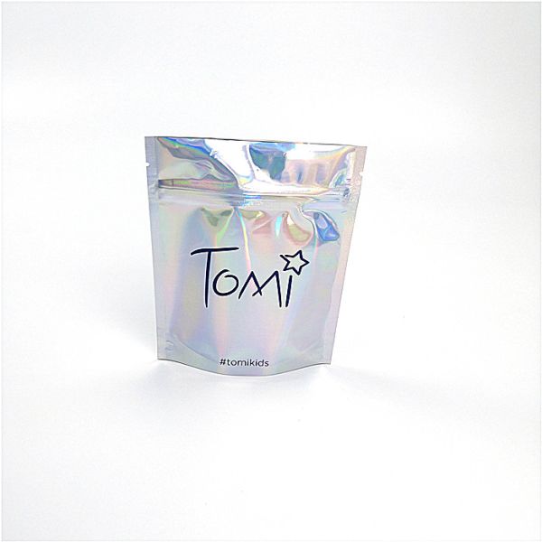 Buy Bio Degradable Cosmetic Organizer Bag Custom Print Laser Holographic 100% Recycle at wholesale prices