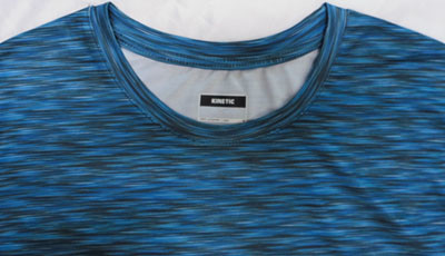 Blue Lightweight Double Needle Mens Sleeveless Tank Top Casual