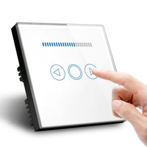 Glomarket Tuya Wifi/Zigbee EU/UK Smart Dimmer Light Switch Tempered Glass Touch