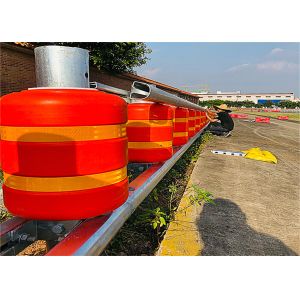 Rotatable Crash Barriers For Dangerous Road Sections