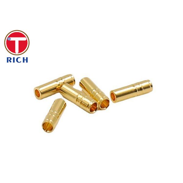 CNC Brass Electrical Parts Aviation Waterproof Connector Pin Socket Hardware
