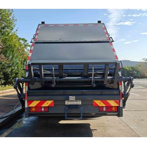 18000kg with 18cub Trash Compression Bin Garbage Compactor Truck