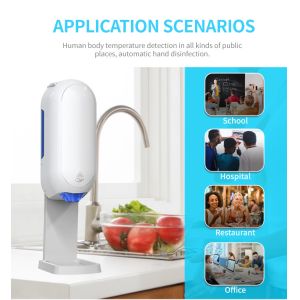 ABS FCC 1100ml Contactless Automatic Liquid Hand Sanitizer Wall Mounted