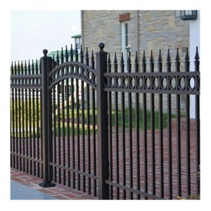 China 2.1x2.4m Panel Size High Security Wrought Iron Fence for Villa Windows and Railing on sale