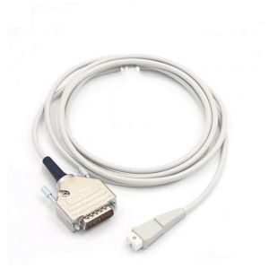 Neonate Ventilator Flow Sensor Cable For Drager Babylog 8000 3M with grey white