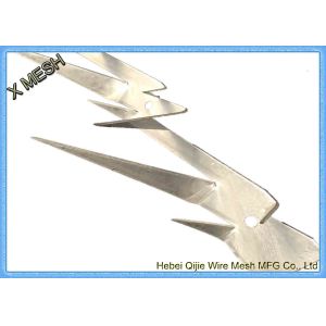 China Galvanized Metal Wire Mesh Anti - Creeped Wall Spike 2mm Thickness on sale