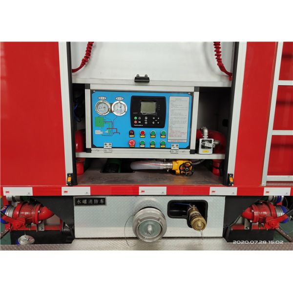 4x2 Drive 217HP 5.88L Displacement Water Tender Fire Truck with 2000L Tanker