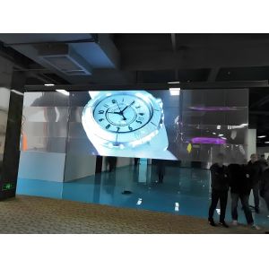 Quality High Transparency Transparent Glass Led Display With Flexible Thin Design for sale