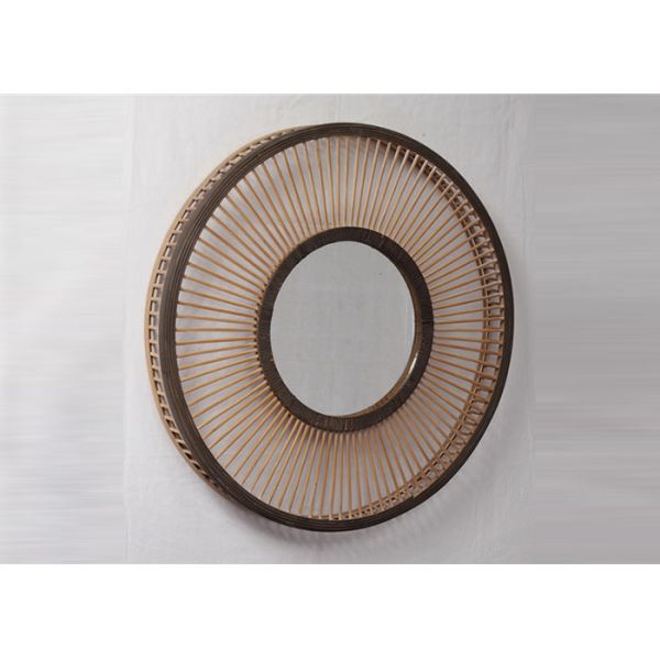 Buy ZY919095 Bedroom Full Circle European Bamboo Wall Decor Mirror at wholesale prices