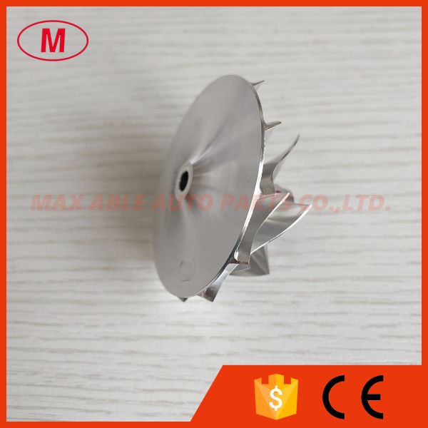 GTA15-25 41.58/56.03mm 6+6 blades high performance turbo aluminum 2618/billet compressor wheel