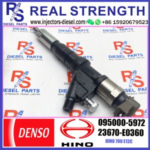 Common rail fuel injector 095000-5970 095000-5971 095000-5972 for HINO 700