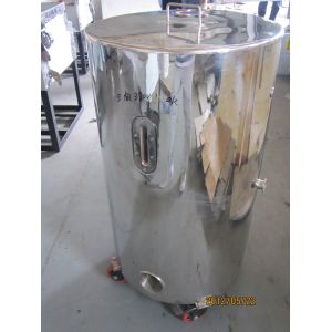 Moveable 200L Stainless Steel Water Storage Tanks With Mixer , Temperature