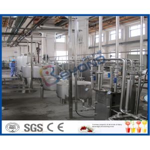 UHT Sterilizer Dairy Processing Plant , Yogurt Processing Machine With CIP