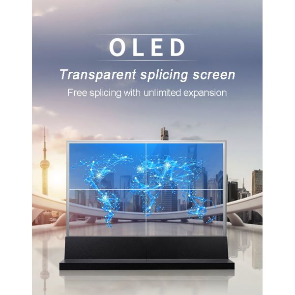 Full HD 55 Transparent OLED Touch Screen See Through OLED Display