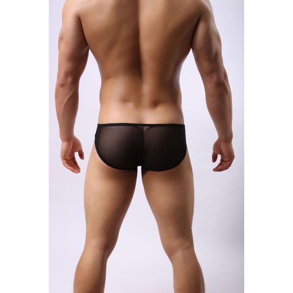 Sustainable Mens Briefs Underwear Disposable S-2XL Transparent Mesh Underwear