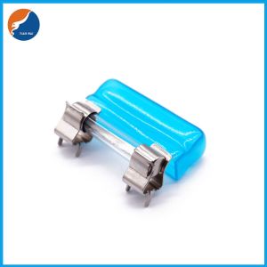 PVC Soft Plastic Flame-Retardant Insulated Protection PC Board Mount 6x30mm Fuse