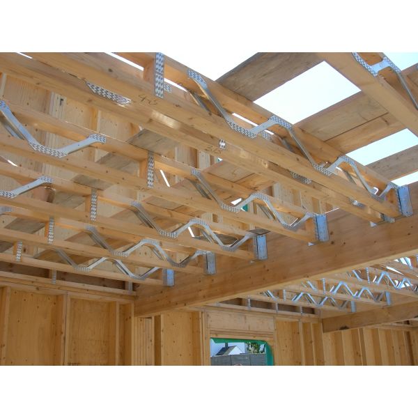 Galvanized Steel Metal Web Joists for Woodworking Construction in Powder Coating