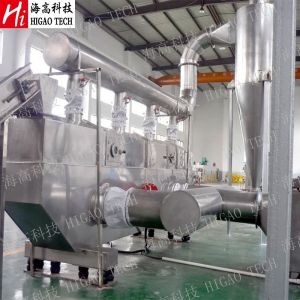 VFD Horizontal Fluid Bed Dryer Vibrating Horizontal Fluidized Bed Dryer Granule
