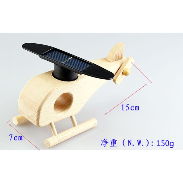 Promotional Solar Educational Toys Handmade Decorative Gifts Wood Craft