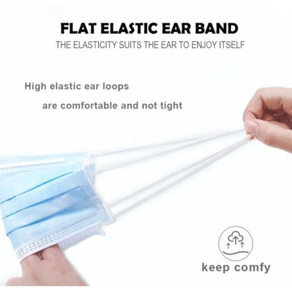 Disposable Ffp2 Protective 3 Ply Dust Face Mask , Respirator Mouth Safety Mask