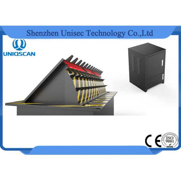 Buy Thickness Customized Tyre Spike Barrier / Hydraulic Road Blocker PLC Function at wholesale prices