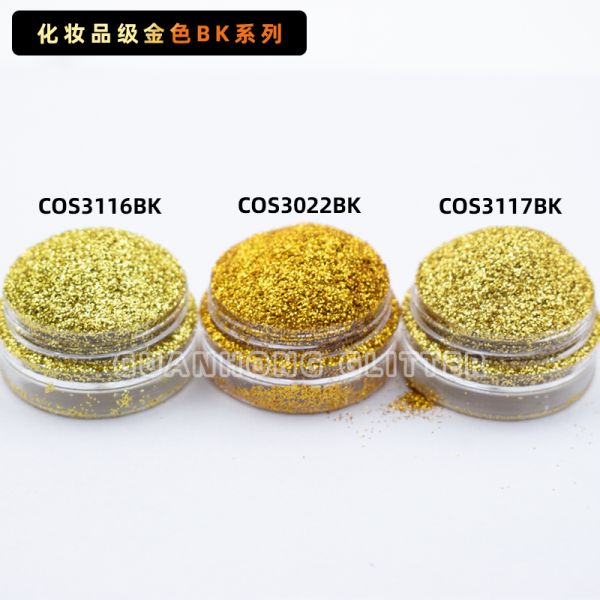 Personalized Golden Glitter Powder POPULAR Choice for DIY Nails Bridal and Cosplay Makeup Holiday Decoration