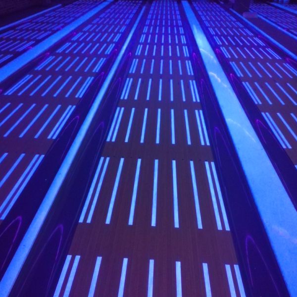 Durable Direct Synthetic Bowling Lane Multi Color 11-12.7Mm Thick OEM Acceptable