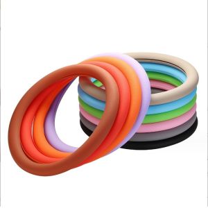 Quality Universal Silicone Car Steering Wheel Cover with Moulding Processing Service for sale