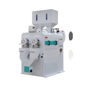 2x1x8x2.1m Compact Double Roller Rice Whitening Machine