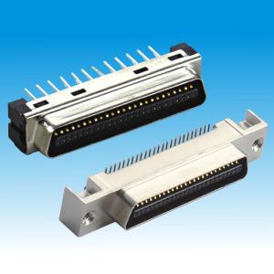 Quality AC 500V 50P PBT Insulator SCSI HPCN SMT Male Connector for sale