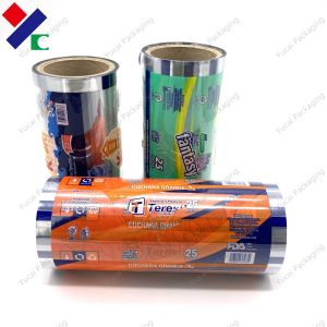 Gravure Printing BOPP CPP 40 Micron Food Packaging Film Roll