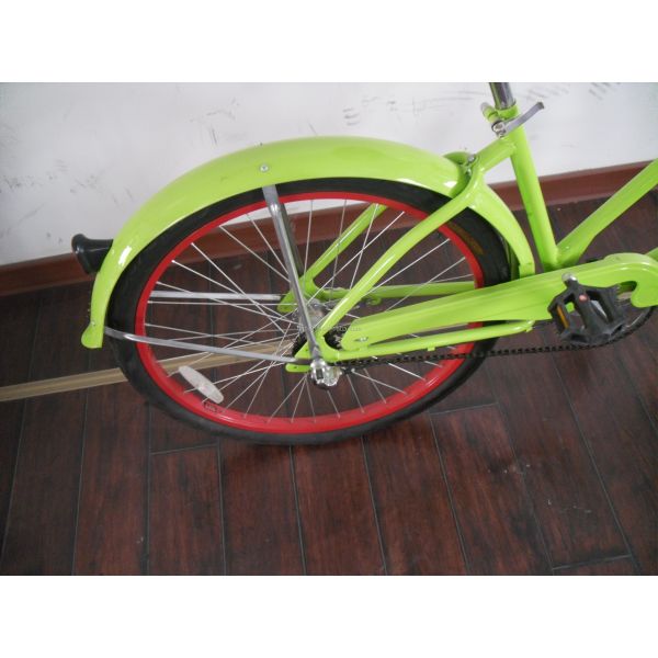 Beautiful Women Beach Cruiser Bicycle with Inner Water Sticker 26inch 3 Speed OEM/ODM