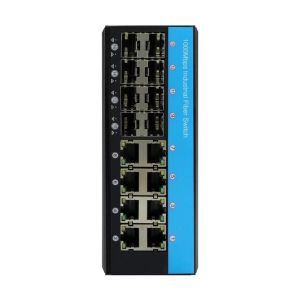 OLYCOM Managed Switch 8 Port Gigabit Ethernet 12V Industrial Grade with 8 Port
