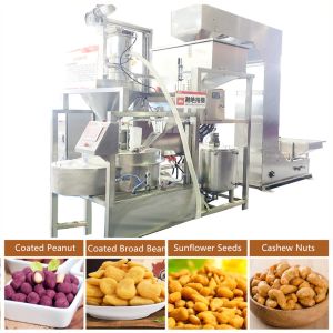 SUS304 Peanut Burger Coating Machine 300kg/H Automatic Sugar Coating Machine