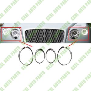 For Bentley Continental Gt Gtc 2012-2017 Headlight Electroplating Ring Decorative Ring Set OEM 3W3807823A 3W3807823B 3W3807824A 3W3807824B 3W3807833A 3W3807833B 3W3807834A 3W3807834B
