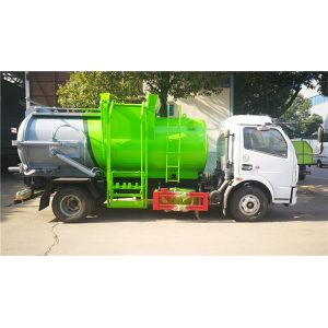 Kitchen Restaurant Waste Removal Trucks Hydraulic Self Loading & Discharging