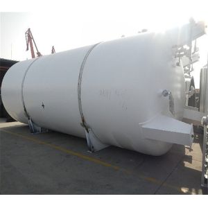 vertical cryogenic liquid oxygen tank