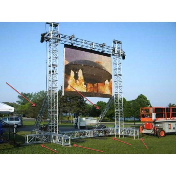 Slim Modular Screen Panels 500mmx1000mm Stage LED Screen P8.925mm