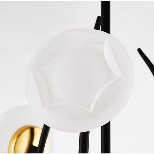 6heads Acrylic Iron Modern Pendant Light Indoor Decoration