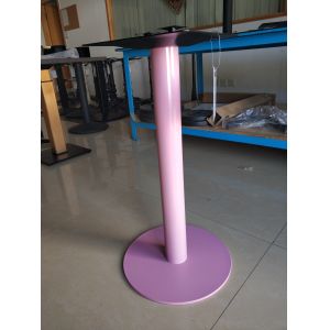 Sqaure Powder Coated Table leg Adjustable Feet Stainless Steel Coffee Table Base