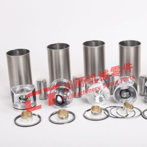 D6E Engine Cylinder Liner Piston Snap Ring Con Rod Bush And Piston Pin For