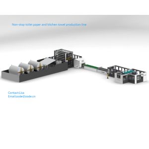 400M/Min Toilet Paper Rewinding Machine