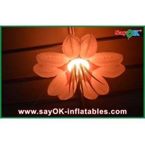 Party Inflatable Lighting Decoration Orange / Green Customized