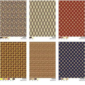 16 Colors PVC Commercial Flooring , Polypropylene Wilton Patterned Carpets