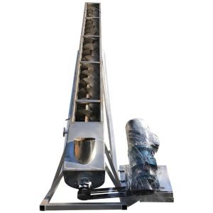 OEM Custom Feed Screw Conveyor Powder Hopper Feeder For Sugar Processing