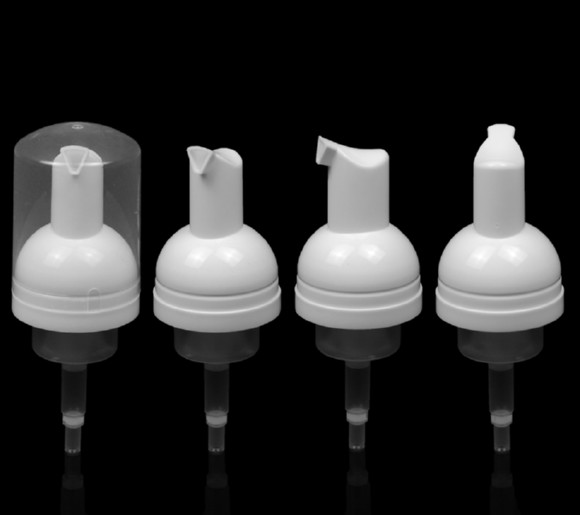 42mm 43mm PP Plastic Foam Soap Pump White Foaming Soap Dispenser For Facial Cleanser